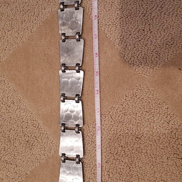 Metal Belt, Floral Design Sz S - Picture 9 of 10